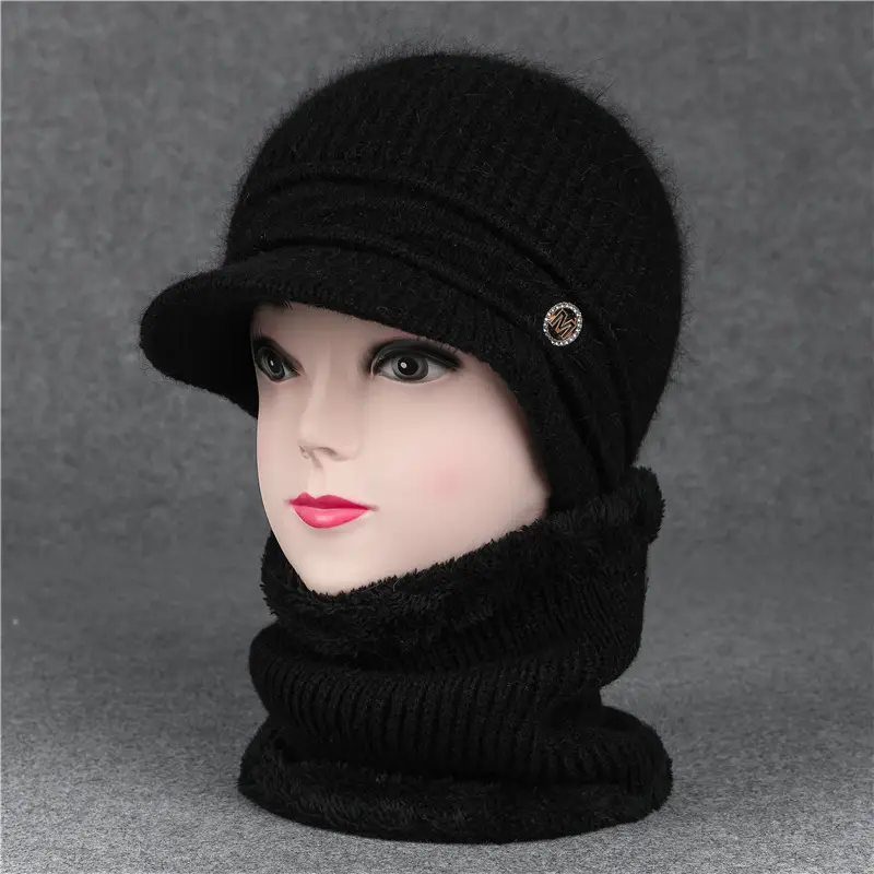 Winter Wool Knitted Hat for Women Men Old Age Warm - Image 9