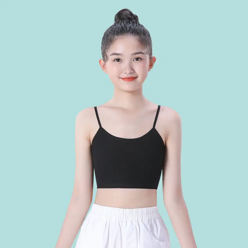 7-9-11-13-14 Years Old Older Kidsren's Development Period Vest Pure Cotton Tube Top Girls Primary School Students Junior High School Students Intimates - Image 6