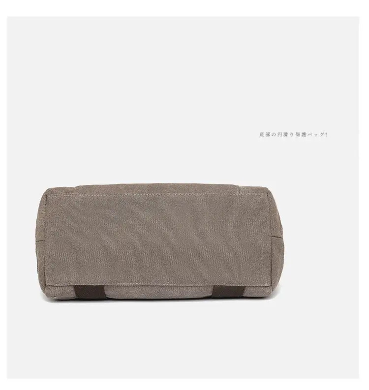 Gray Canvas Crossbody Bag for Women Travel Commute — feature 26