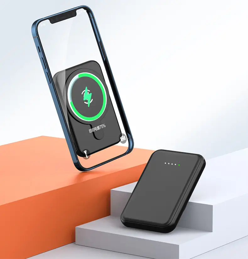 MagSafe Mini Magnetic Wireless Charging 10k /5000 Mah Power Bank Fast Charging Compact Portable Power Bank — feature 20