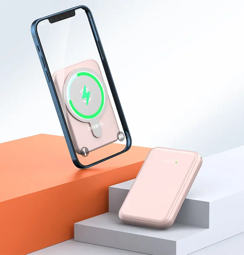 MagSafe Mini Magnetic Wireless Charging 10k /5000 Mah Power Bank Fast Charging Compact Portable Power Bank — feature 22