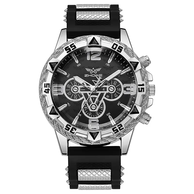 Gold Mechanical Watch for Men with Blue Dial & Large Numbers — feature 8