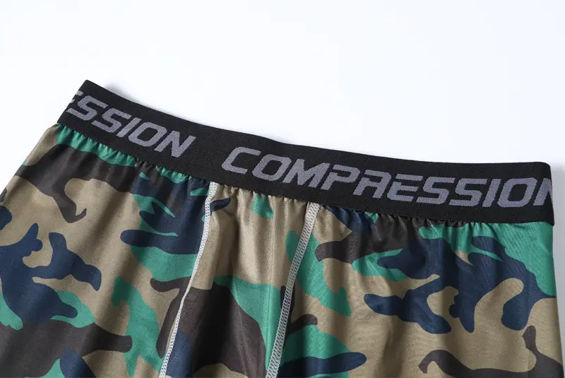 Camouflage Tight Shorts Quick-drying Sports Tights Training Athletics Running Fitness Five-point Pants Dropshipping Cross — feature 8