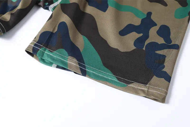 Camouflage Tight Shorts Quick-drying Sports Tights Training Athletics Running Fitness Five-point Pants Dropshipping Cross — feature 9
