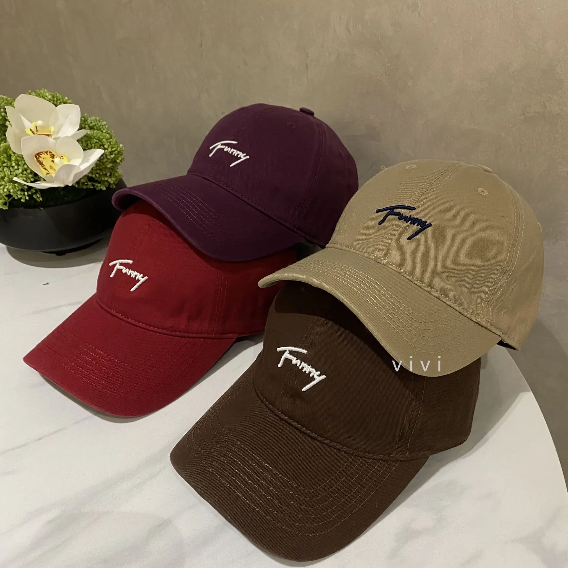 Women Japanese-style Baseball Cap with Sunscreen & Embroidery - Image 9