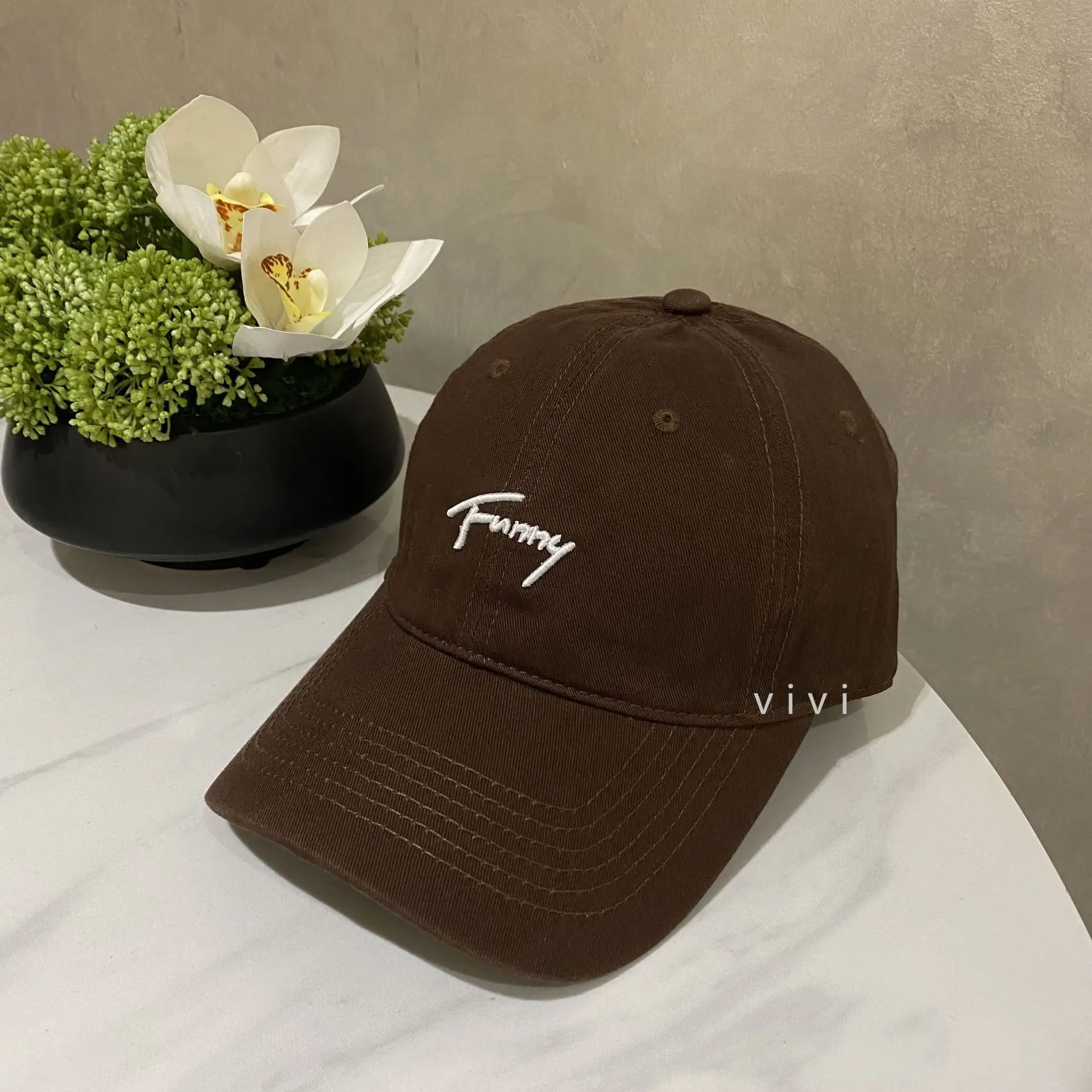 Women Japanese-style Baseball Cap with Sunscreen & Embroidery - Image 6
