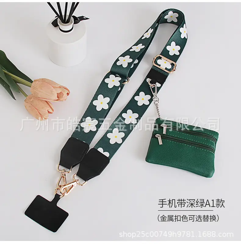 Women's Light Green Patterned Shoulder Strap with Crossbody Bag — feature 31
