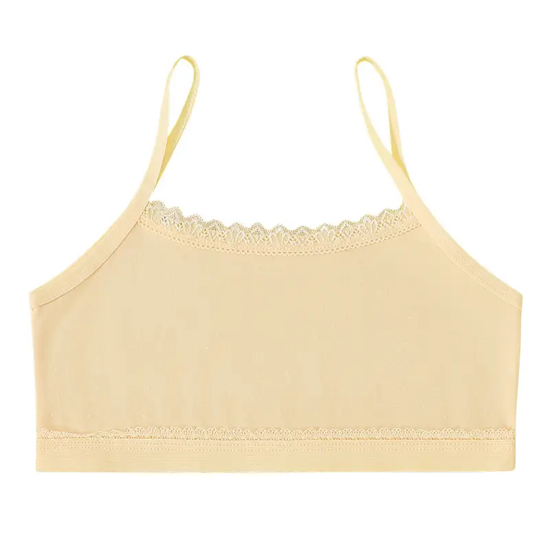 Girls Intimates Vest Development Period 7 Years Old 13 Kidsren First Stage Primary School Students Junior High School Girls Bra Summer Thin