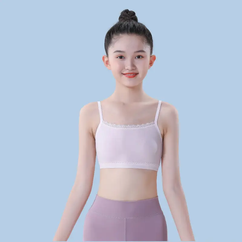 Girls Intimates Vest Development Period 7 Years Old 13 Kidsren First Stage Primary School Students Junior High School Girls Bra Summer Thin