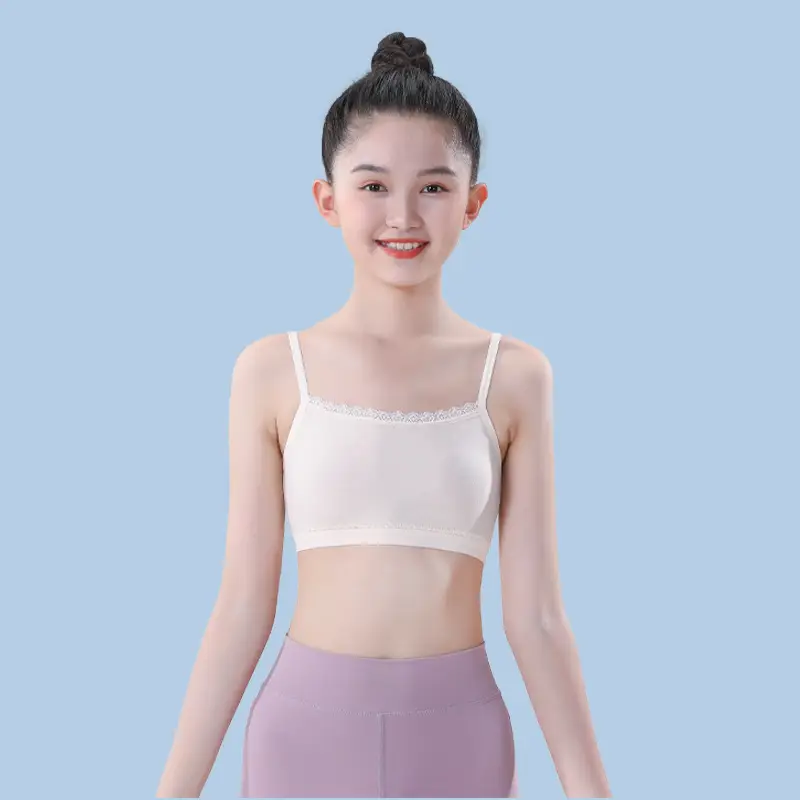 Girls Intimates Vest Development Period 7 Years Old 13 Kidsren First Stage Primary School Students Junior High School Girls Bra Summer Thin