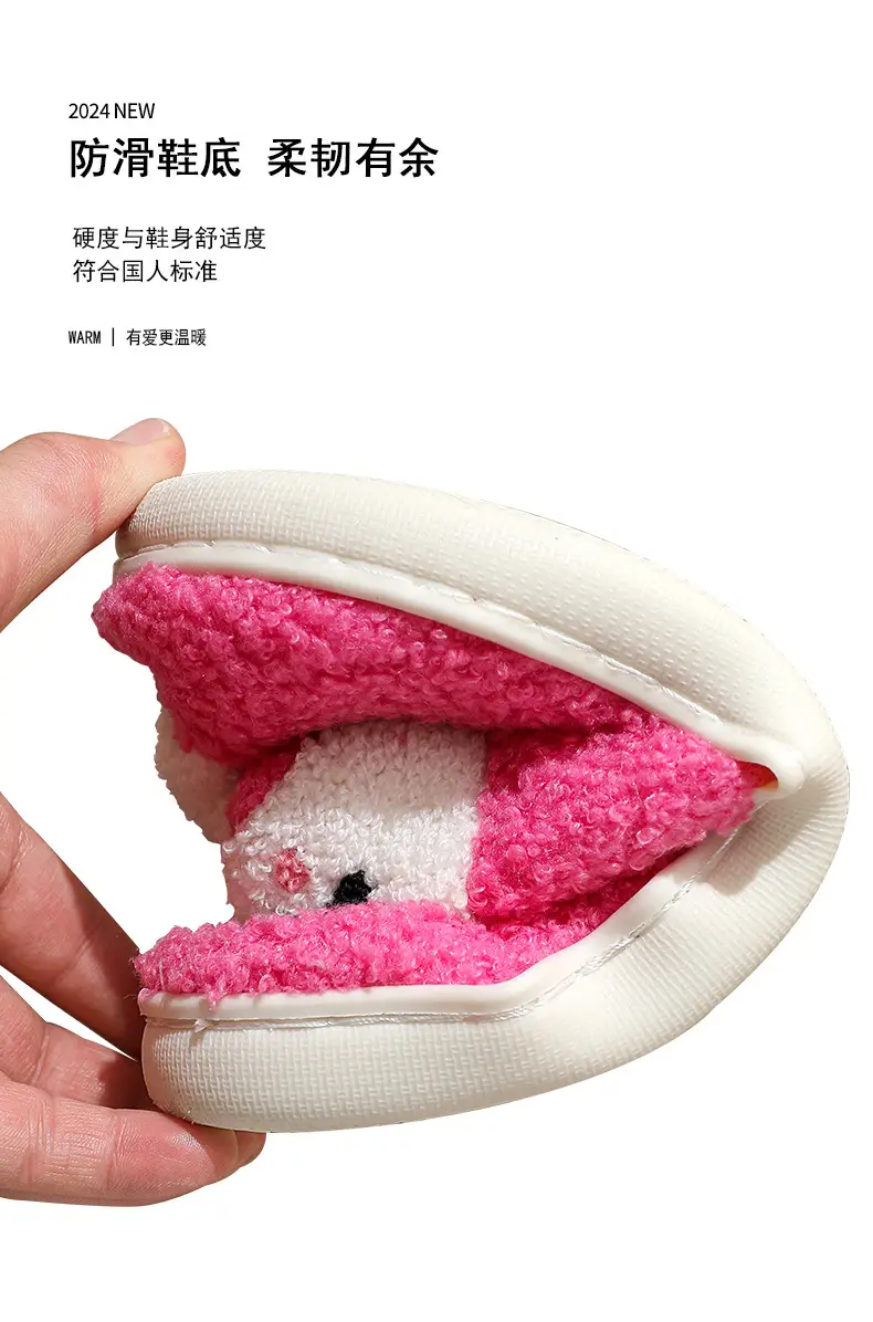 2024 Cross-border New Ghost Cotton Slippers Women Wholesale Household Indoor Non-slip Home Halloween Slippers Winter — feature 10