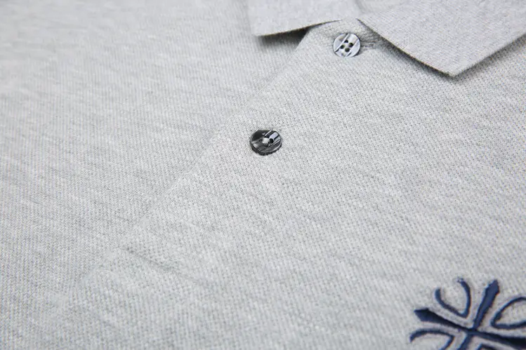 Men's Orange Polo Shirt with Embroidered Logo — feature 39