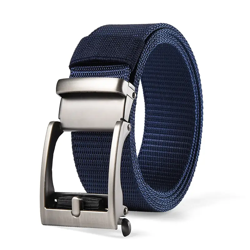 Men's Brown Nylon Belt with Automatic Buckle — feature 11