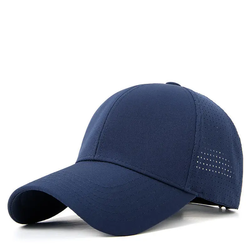 Light Blue Korean Style Baseball Cap for Men Women