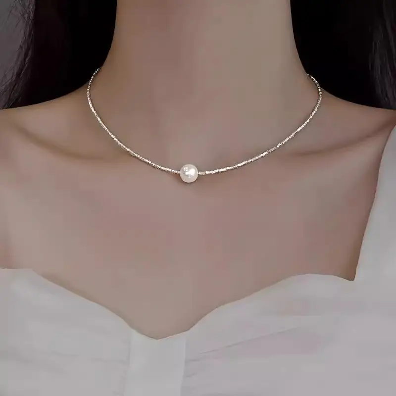 Artificial Pearl Bracelet for Women Sterling Silver New Light