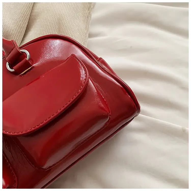 Red Pearl Bow Shoulder Bag for Women — feature 27