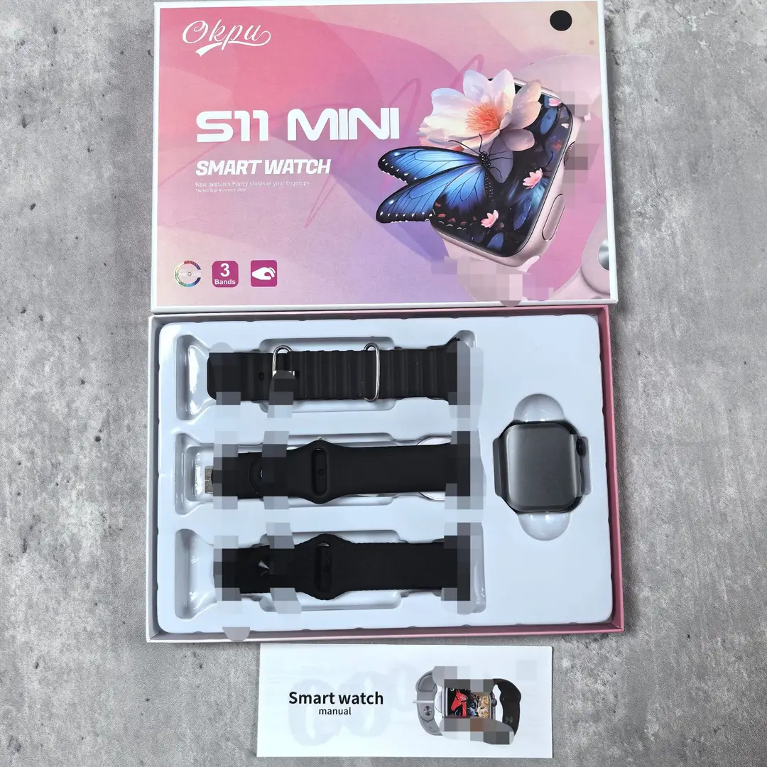 Huaqiangbei Foreign Trade Hot-Selling Product S11Mini Smart Watch 41mm Black Technology Smart Island Bluetooth Call Factory