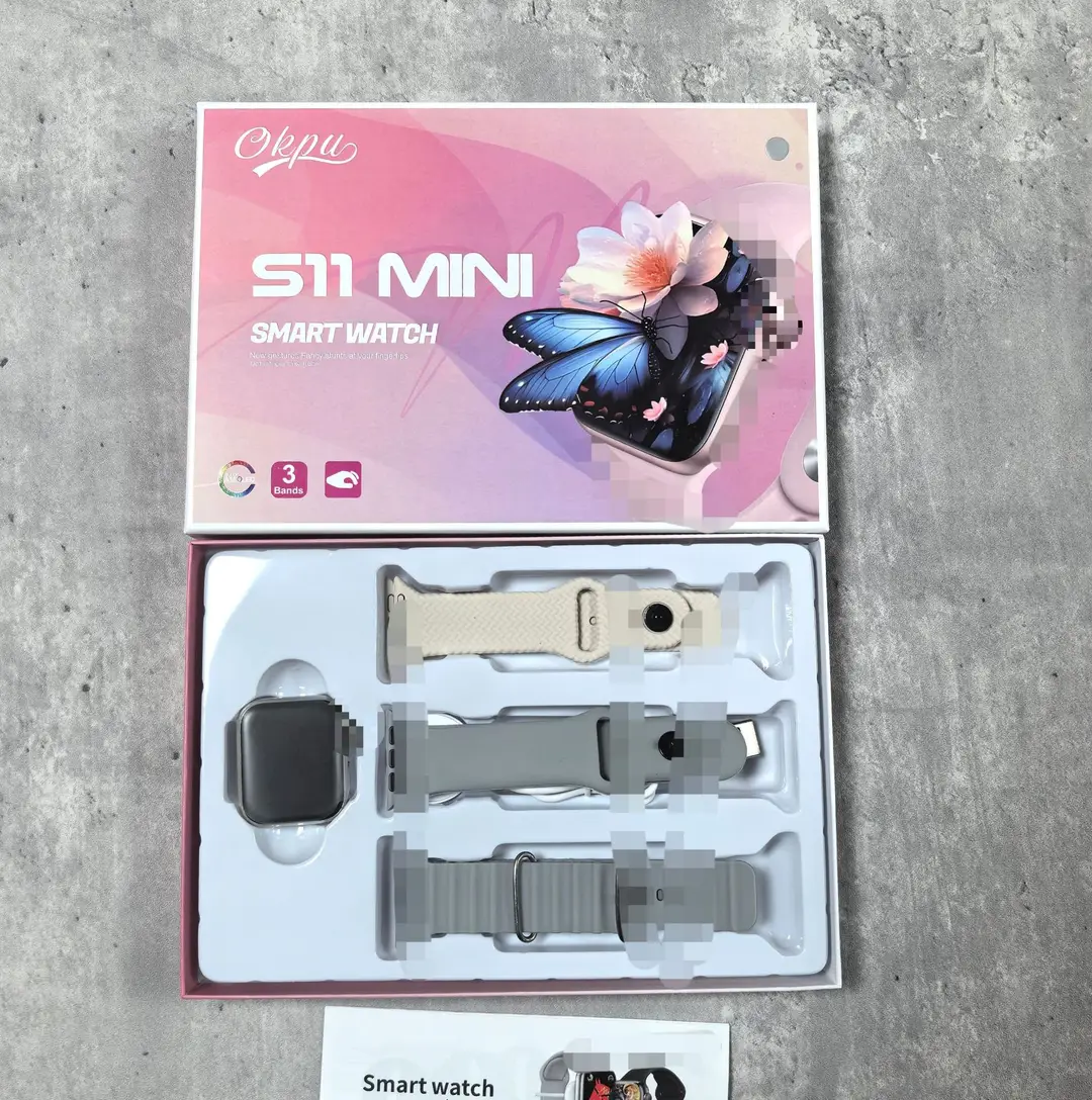 Huaqiangbei Foreign Trade Hot-Selling Product S11Mini Smart Watch 41mm Black Technology Smart Island Bluetooth Call Factory