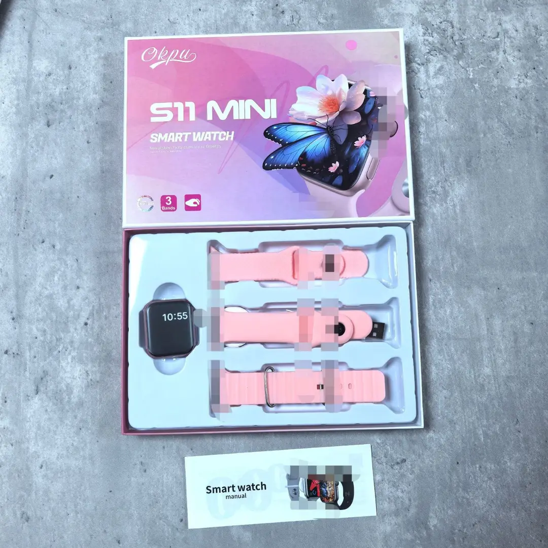 Huaqiangbei Foreign Trade Hot-Selling Product S11Mini Smart Watch 41mm Black Technology Smart Island Bluetooth Call Factory
