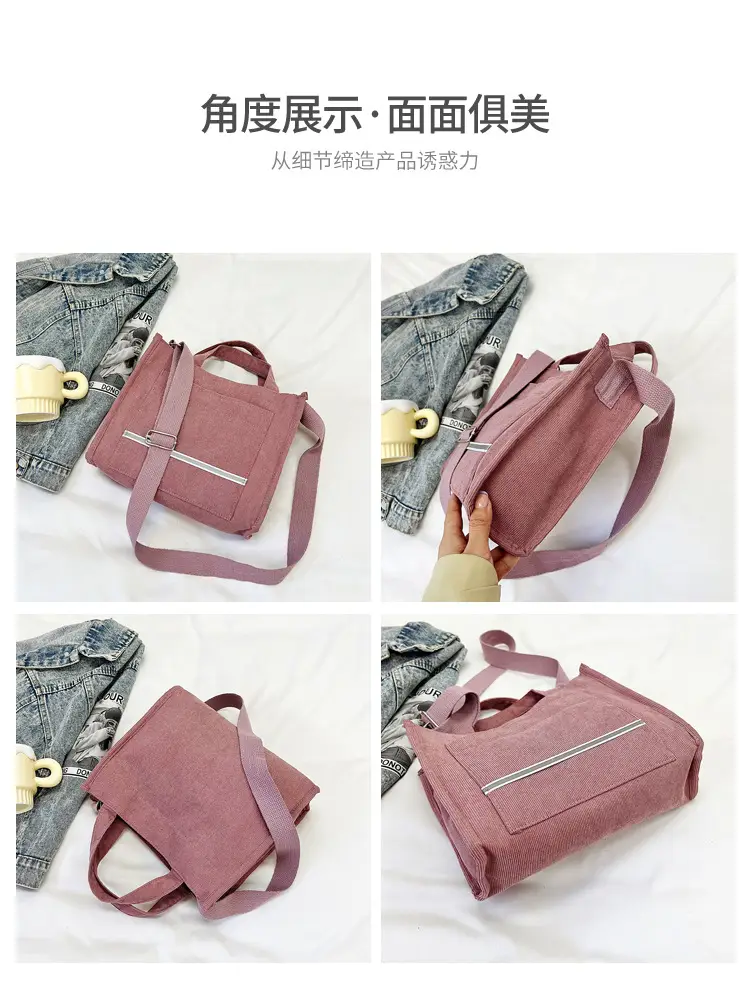 Women's Grey Shoulder Crossbody Bag 2024 Summer — feature 2