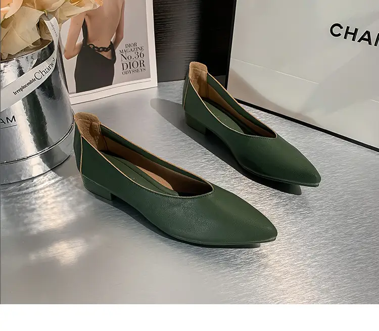 Women's Work Shoes, Black, Flat, Soft Sole, Soft Leather, Professional Interview, Work Attire, Not Tiring for Feet, Comfortable for Long Standing, Women's Flats — feature 17