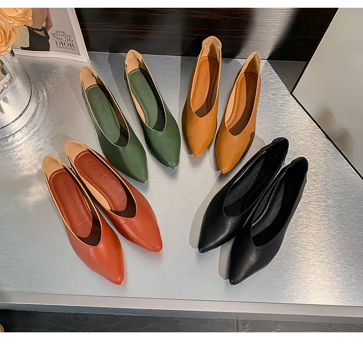 Women's Work Shoes, Black, Flat, Soft Sole, Soft Leather, Professional Interview, Work Attire, Not Tiring for Feet, Comfortable for Long Standing, Women's Flats — feature 25