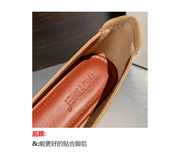 Women's Work Shoes, Black, Flat, Soft Sole, Soft Leather, Professional Interview, Work Attire, Not Tiring for Feet, Comfortable for Long Standing, Women's Flats — feature 7
