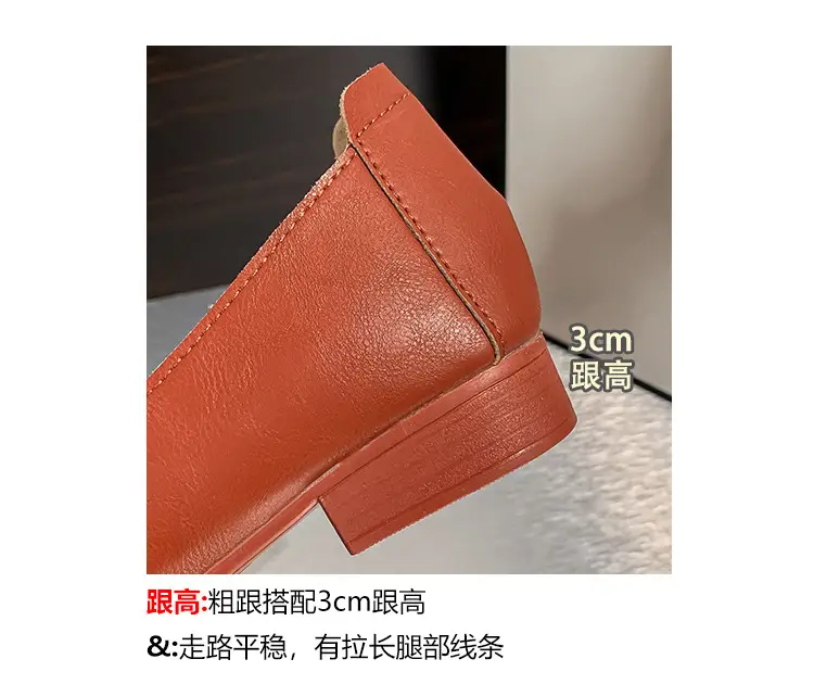 Women's Work Shoes, Black, Flat, Soft Sole, Soft Leather, Professional Interview, Work Attire, Not Tiring for Feet, Comfortable for Long Standing, Women's Flats — feature 8