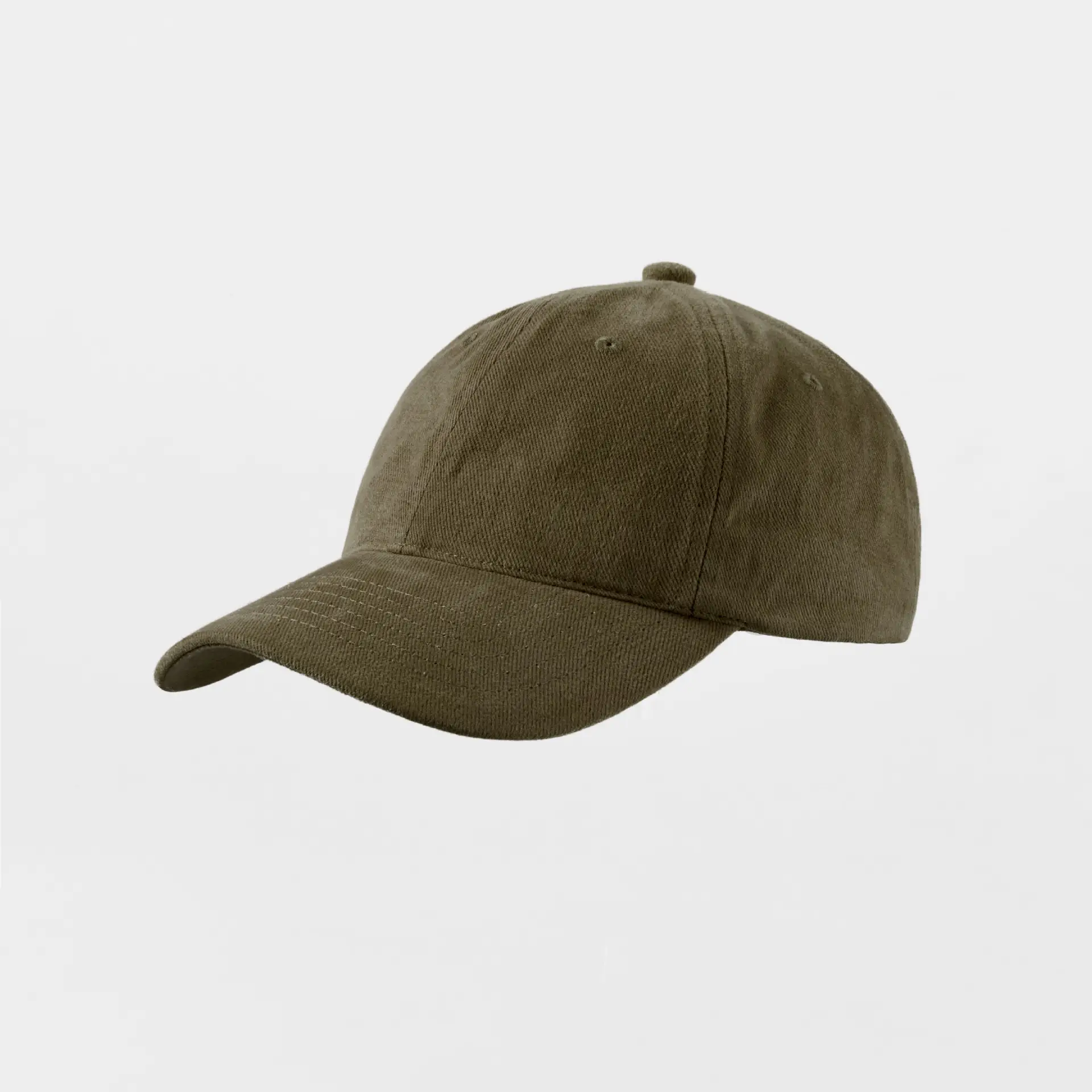 Organic Cotton Baseball Cap Rust Color with Logo