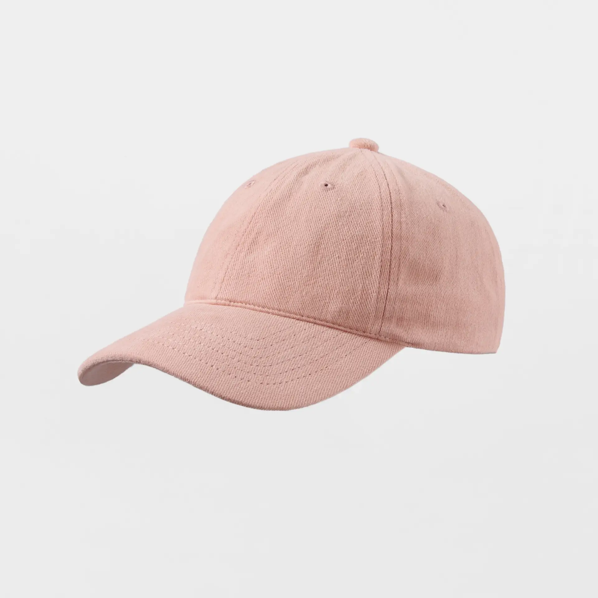 Organic Cotton Baseball Cap Rust Color with Logo