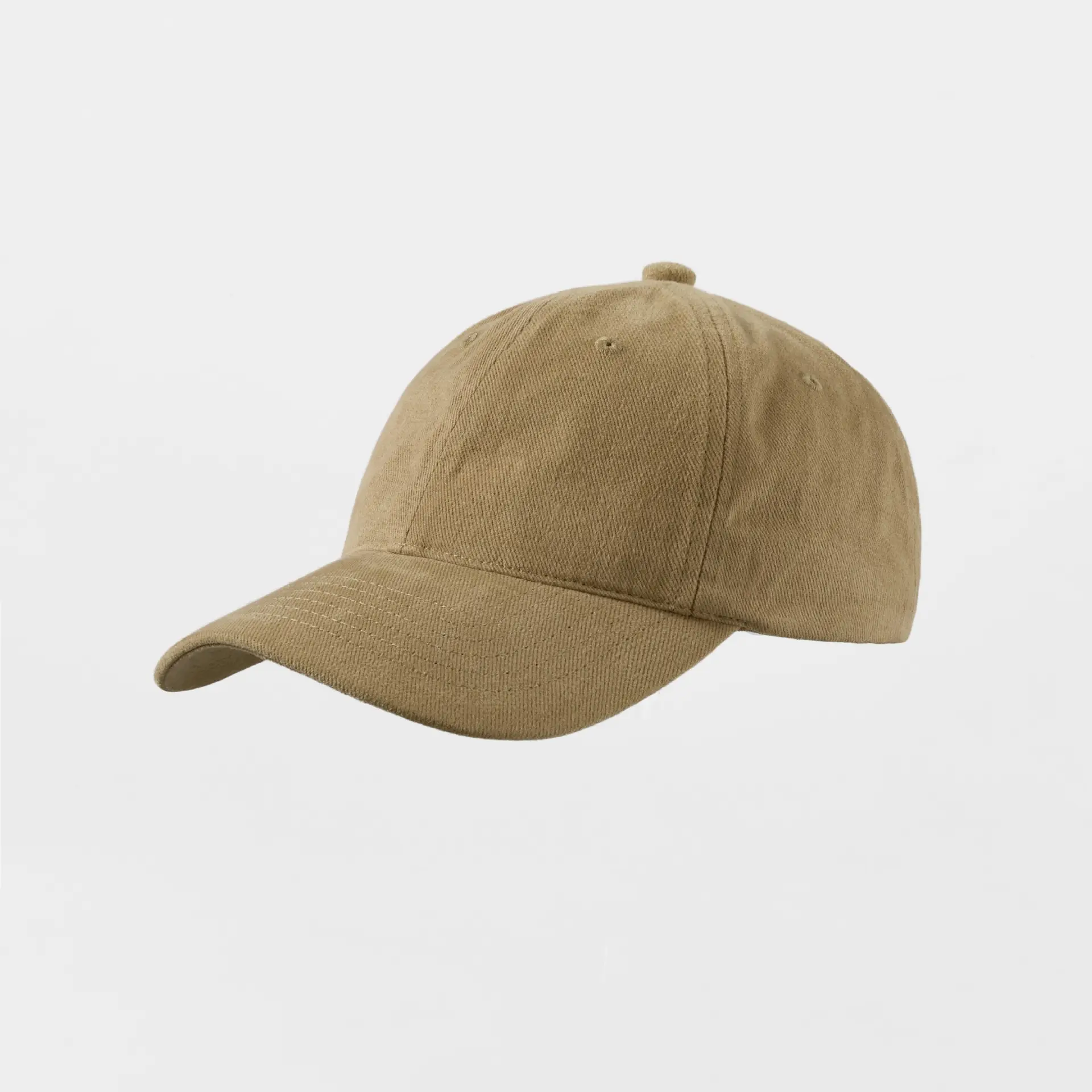 Organic Cotton Baseball Cap Rust Color with Logo