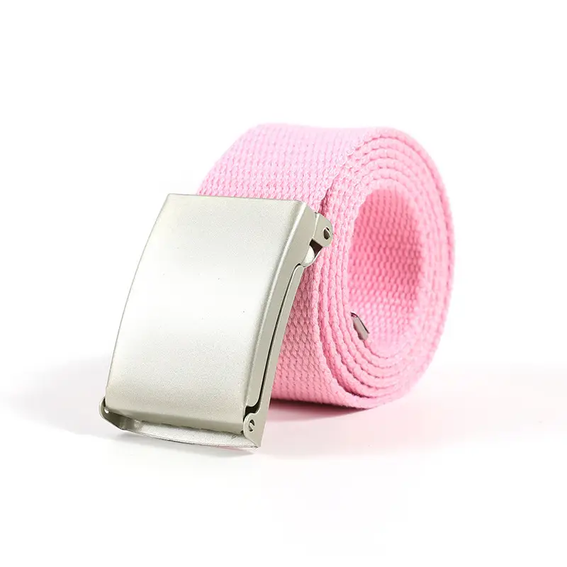Men's Brown Woven Belt with Silver Buckle - Image 5