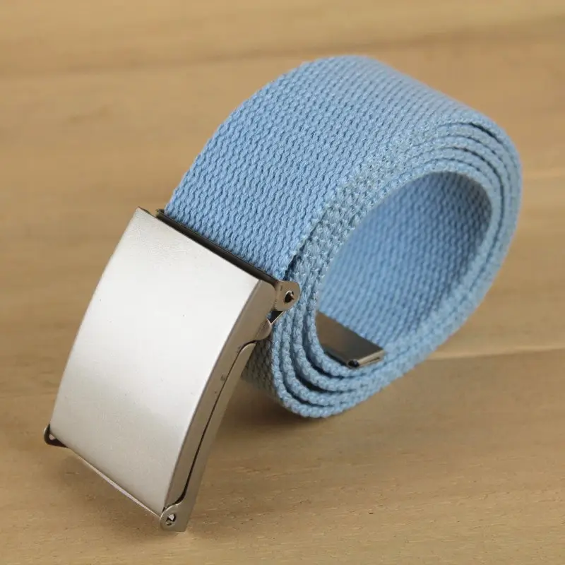 Men's Brown Woven Belt with Silver Buckle - Image 12
