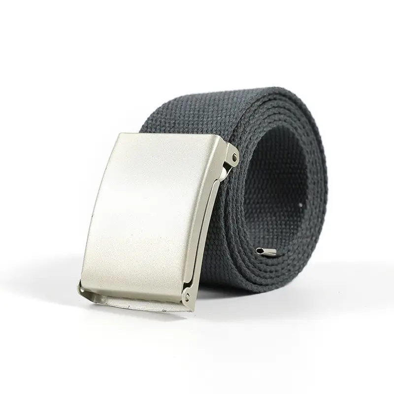 Men's Brown Woven Belt with Silver Buckle - Image 15