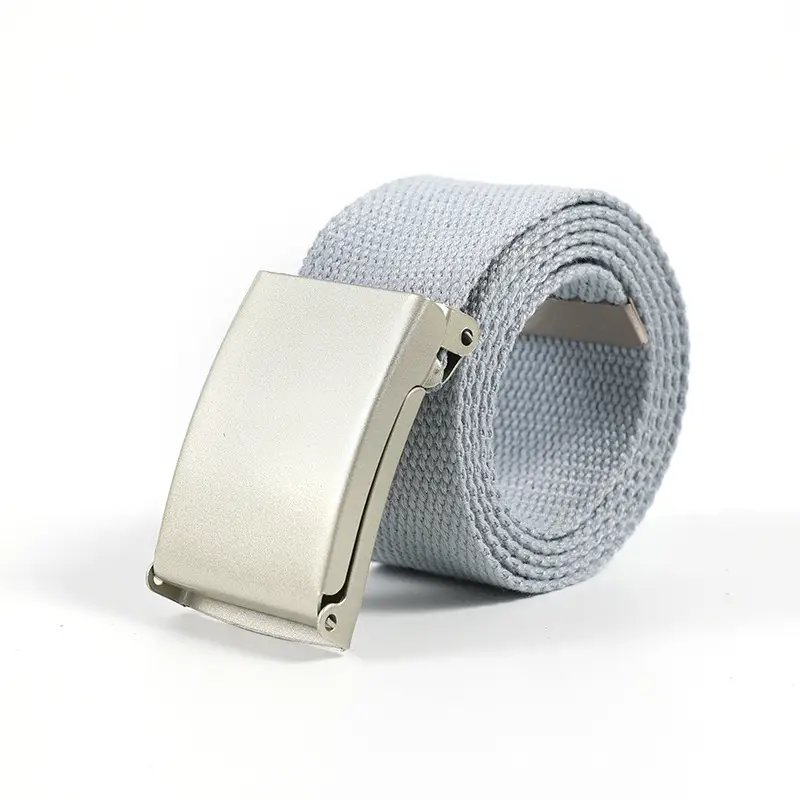 Men's Brown Woven Belt with Silver Buckle - Image 16