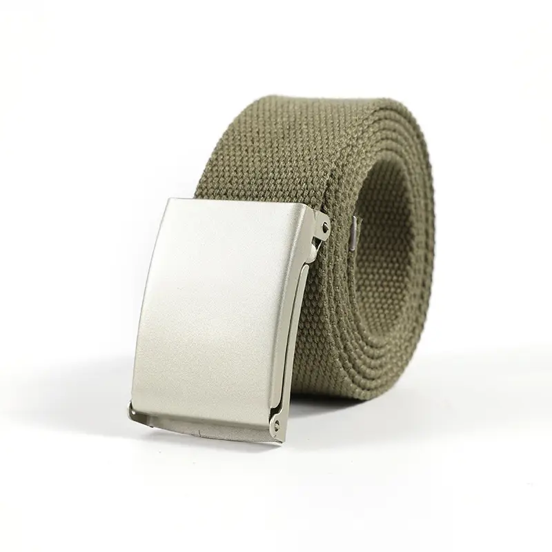 Men's Brown Woven Belt with Silver Buckle - Image 17