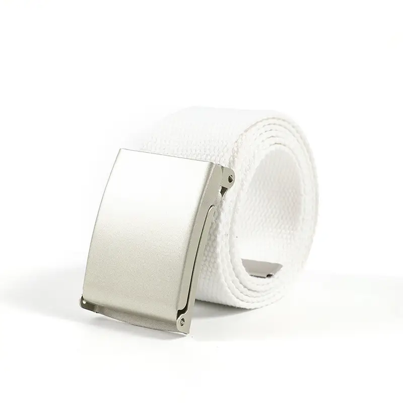 Men's Brown Woven Belt with Silver Buckle - Image 18