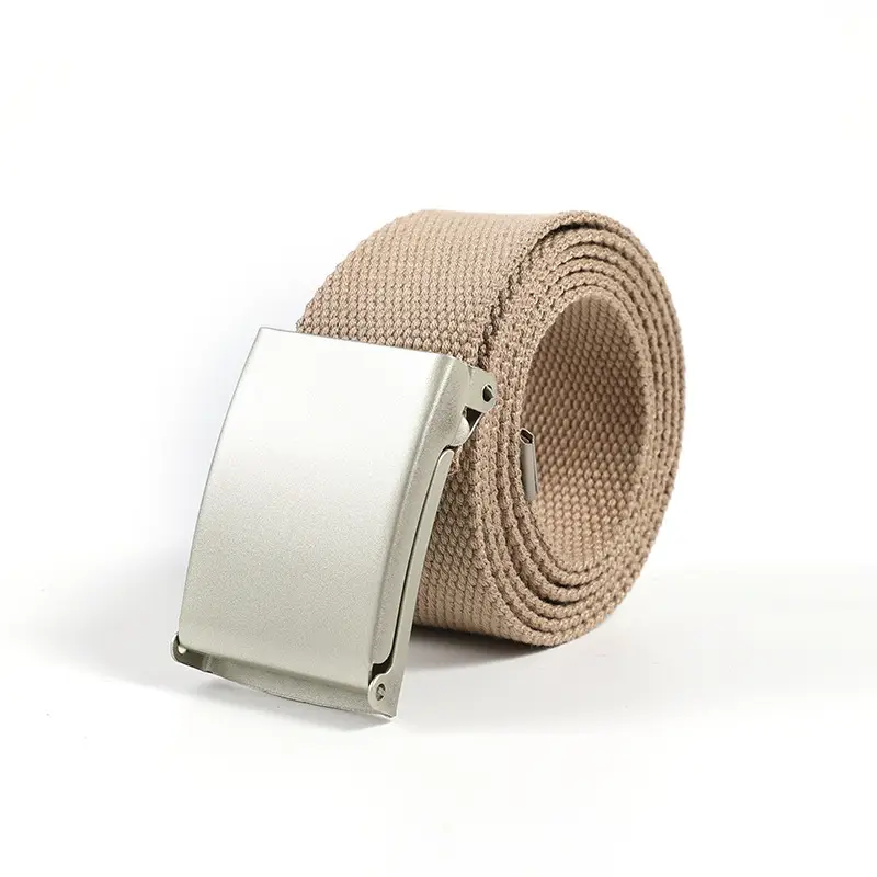 Men's Brown Woven Belt with Silver Buckle - Image 20