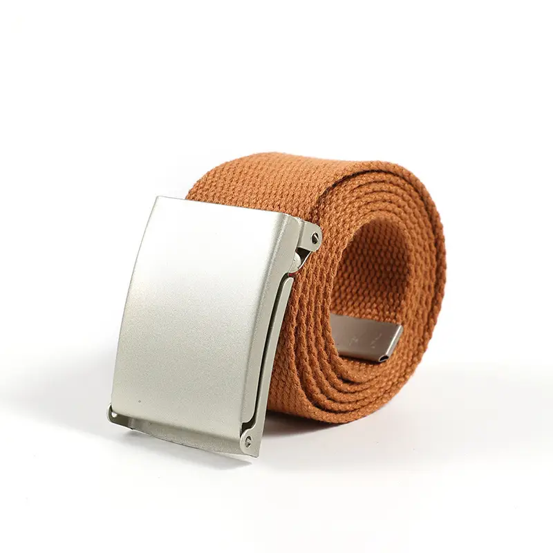 Men's Brown Woven Belt with Silver Buckle - Image 21