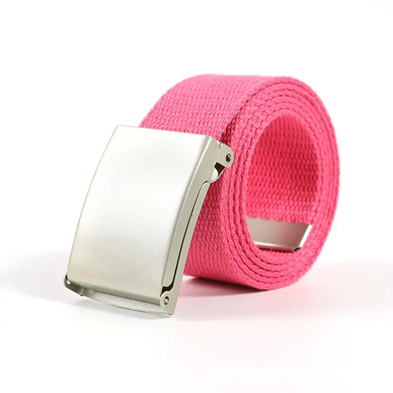 Men's Brown Woven Belt with Silver Buckle - Image 4