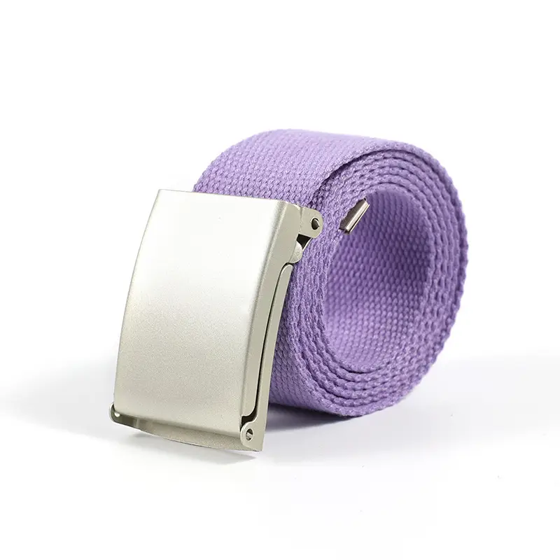 Men's Brown Woven Belt with Silver Buckle - Image 7