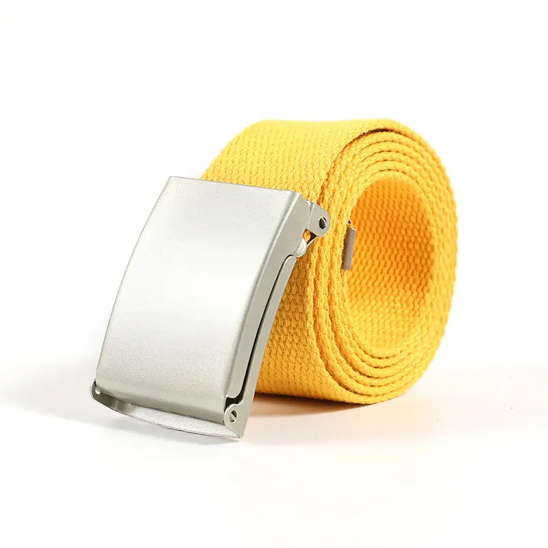 Men's Brown Woven Belt with Silver Buckle - Image 9