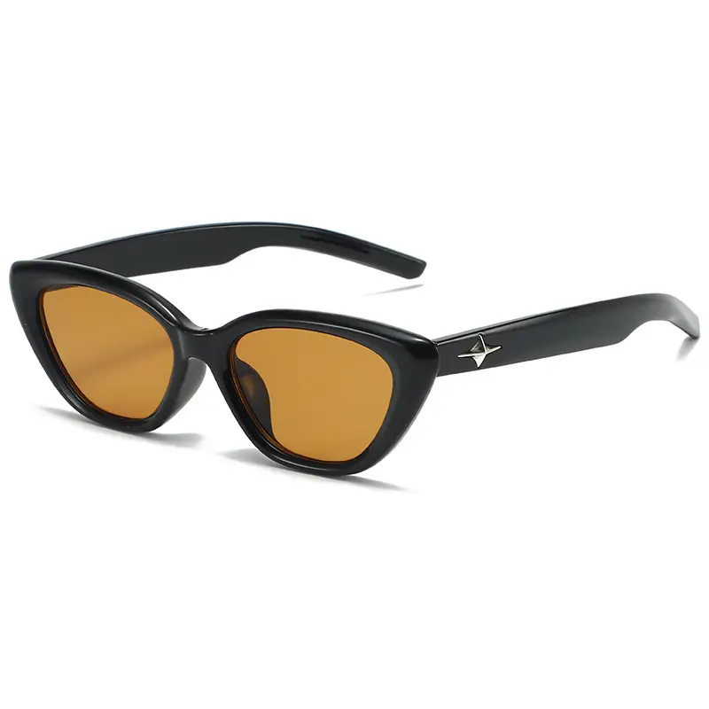 Retro Black Triangle Cat-Eye Sunglasses Women - Image 2