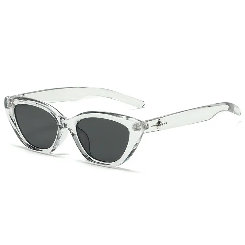 Retro Black Triangle Cat-Eye Sunglasses Women - Image 4