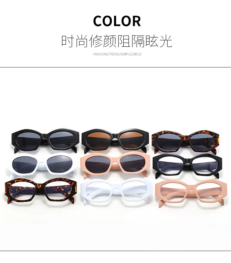 Women's Black Slim Sunglasses with Gold Logo — feature 3