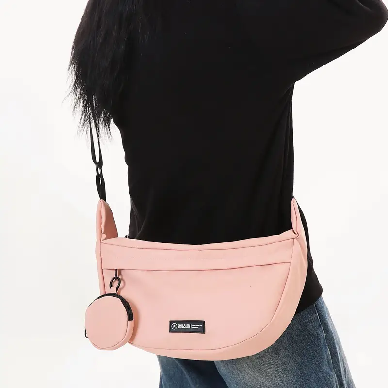 Women's Crossbody Bag Pink Green Casual Daily Wear - Image 6