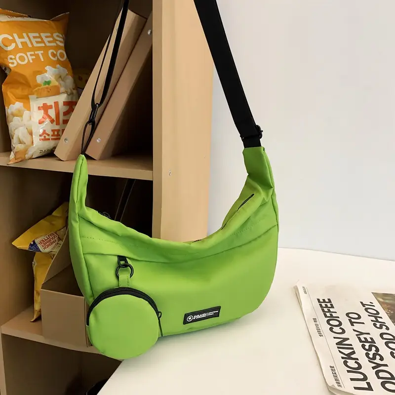 Women's Crossbody Bag Pink Green Casual Daily Wear - Image 7
