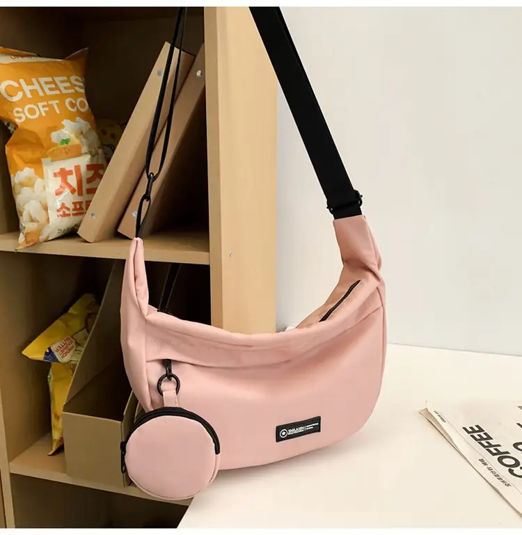 Women's Crossbody Bag Pink Green Casual Daily Wear — feature 14