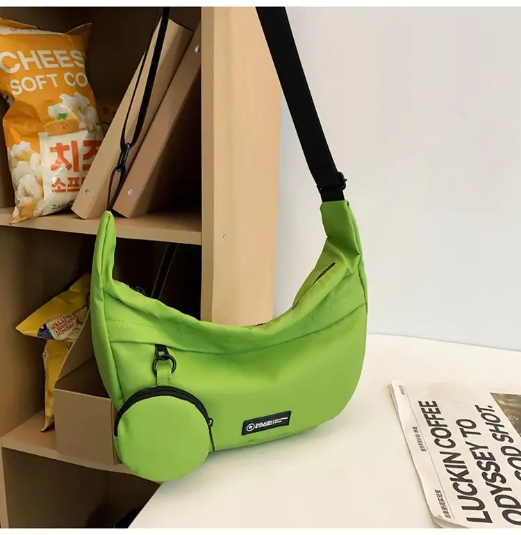 Women's Crossbody Bag Pink Green Casual Daily Wear — feature 15