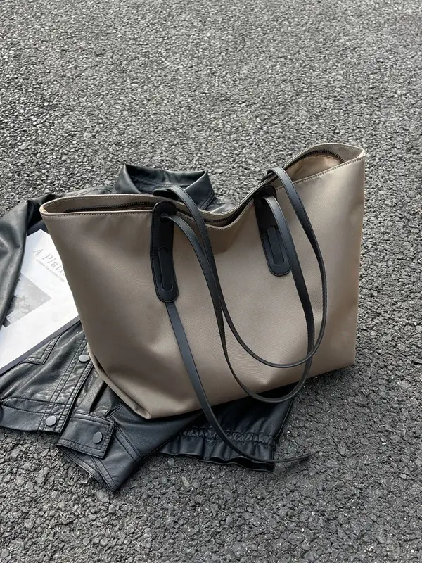 Women Large Capacity Oxford Cloth Shoulder Bag Brown 2026 - Image 5